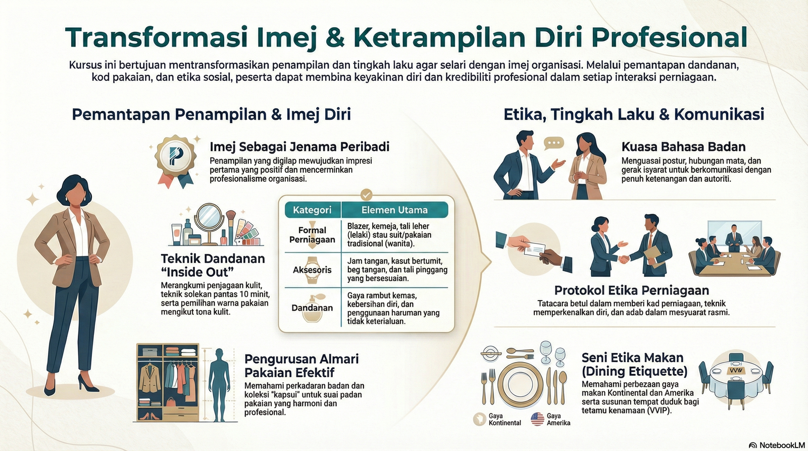 Kursus Transformasi Ketrampilan Diri & Imej Professional